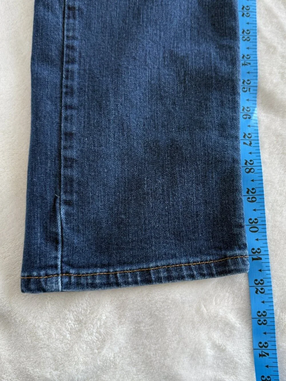 Levi's 514 Straight Fit Jeans Men's W32 L34 Blue Medium Wash Stretch Denim 32x34
